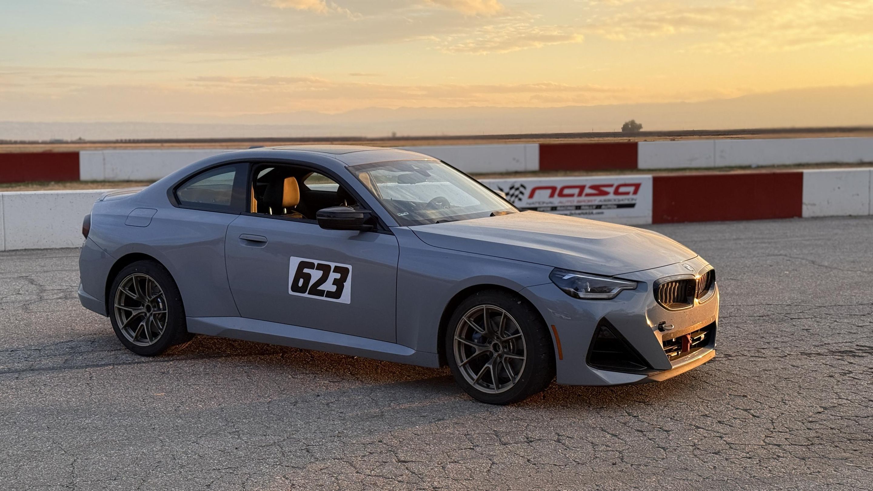 Grey BMW G42 2 Series with 18" VS-5RS Apex wheels in Anthracite