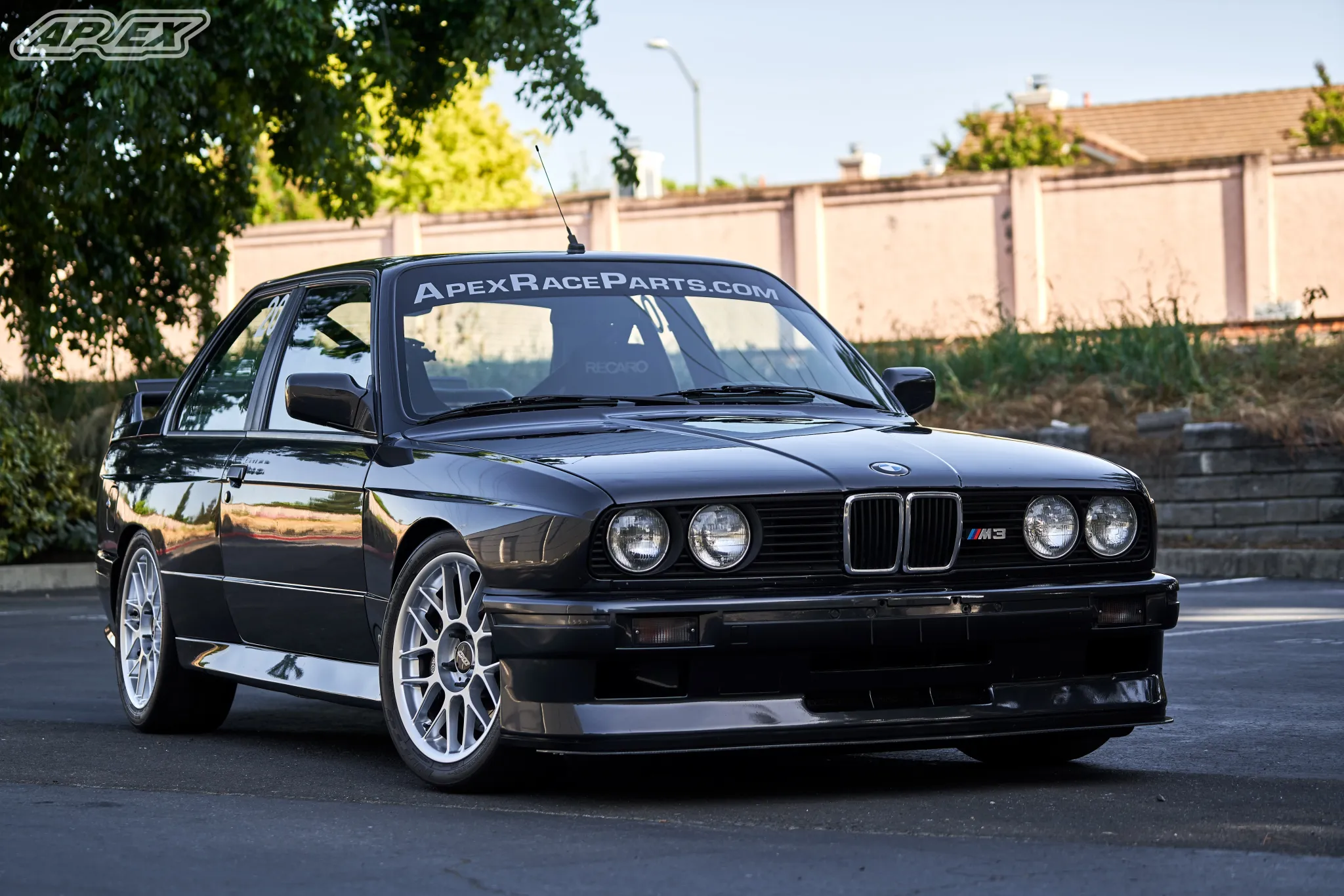 BMW E30 M3 with 17