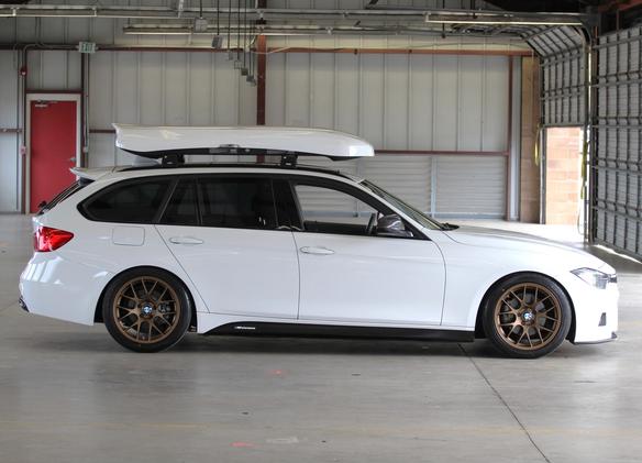 BMW F31 Wagon 3 Series with 18" EC-7 in Satin Bronze