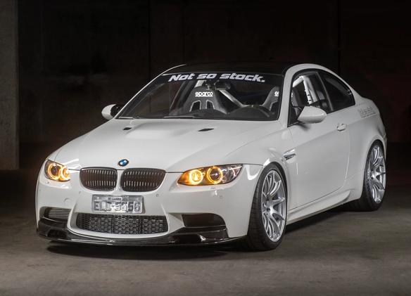 BMW E92 Coupe M3 with 19" SM-10 in Race Silver
