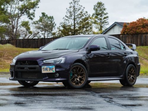 Purple Mitsubishi Lancer Evolution - EC-7 in Satin Bronze