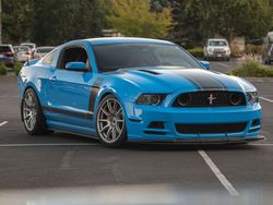 Blue Ford Mustang - SM-10 in Race Silver