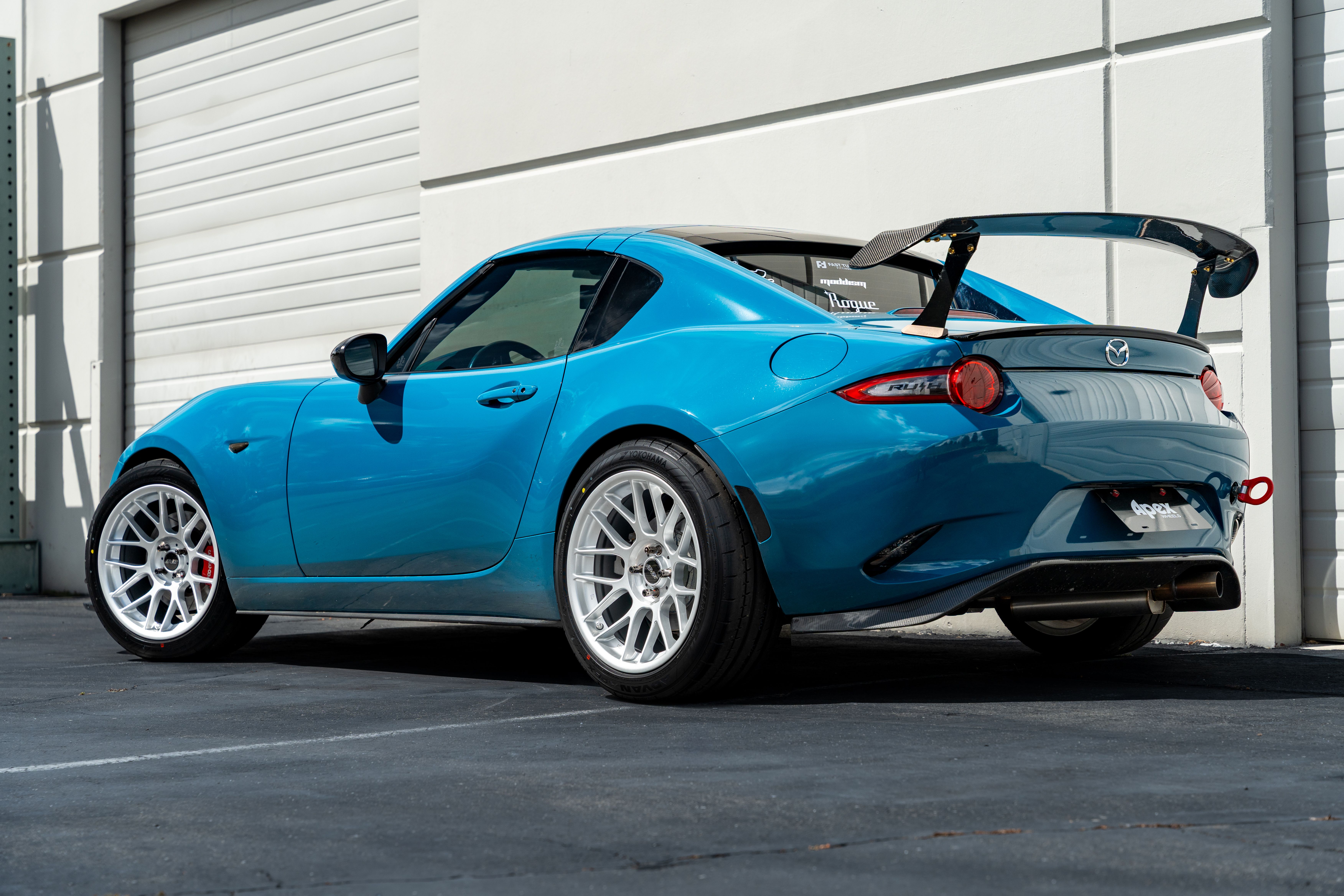 Blue Mazda Miata - ARC-8 in Race Silver