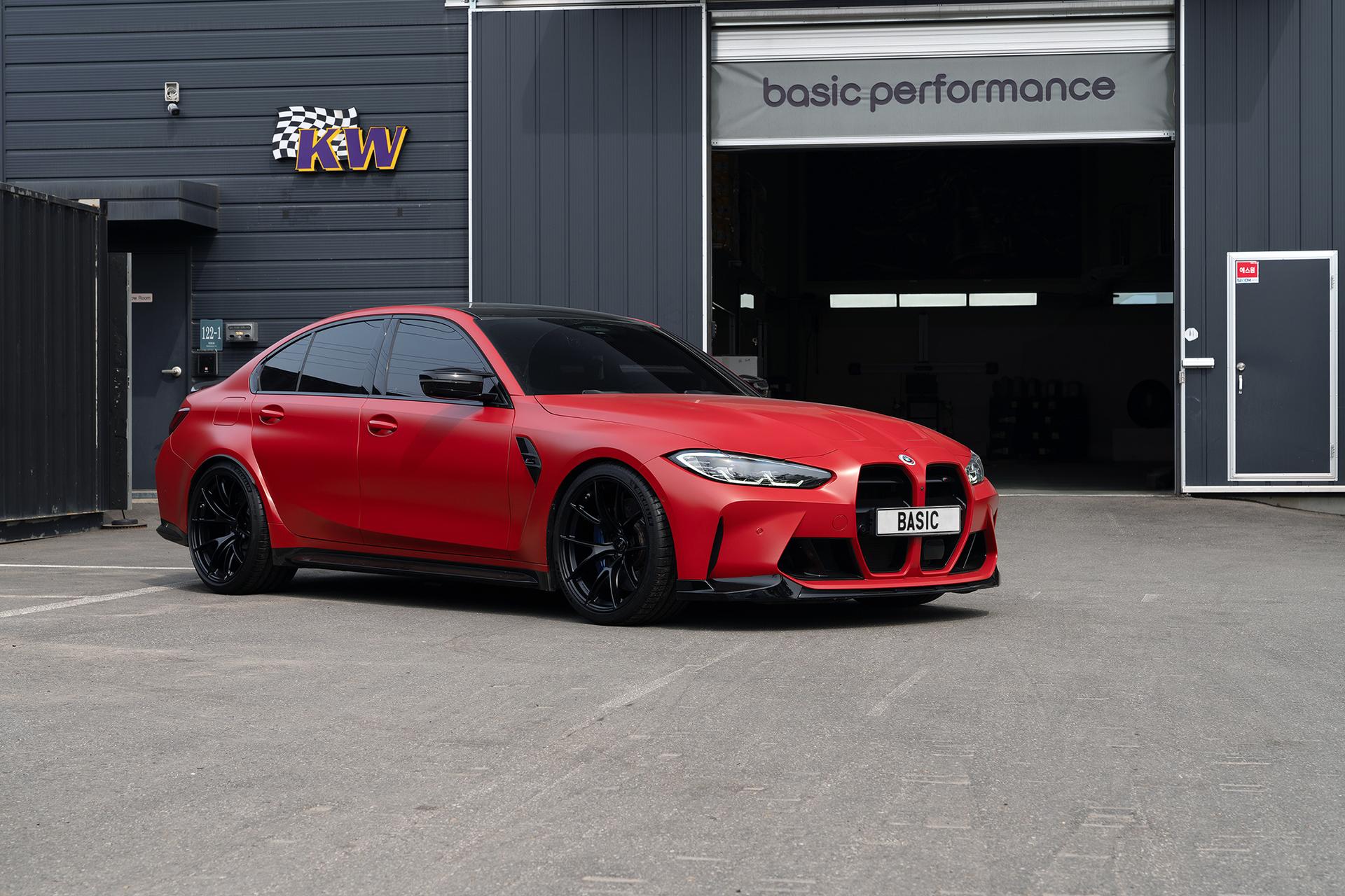 BMW G80 M3 with 20" VS-5RS in Satin Black