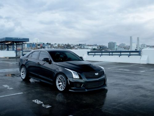 Black Cadillac ATS - EC-7 in Race Silver