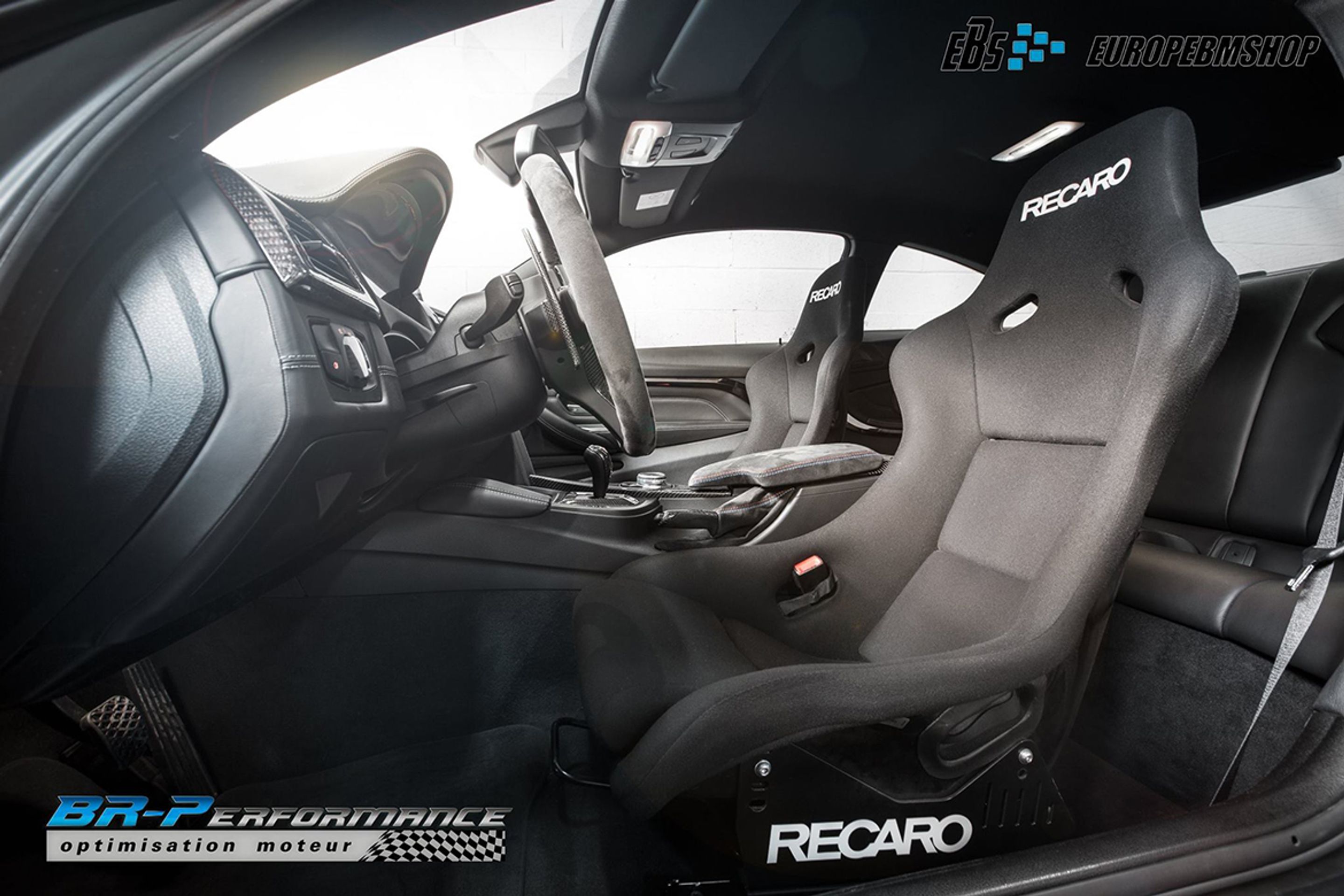 Grey BMW F82 Coupe M4 with 19" ARC-8 Apex wheels in Satin Black