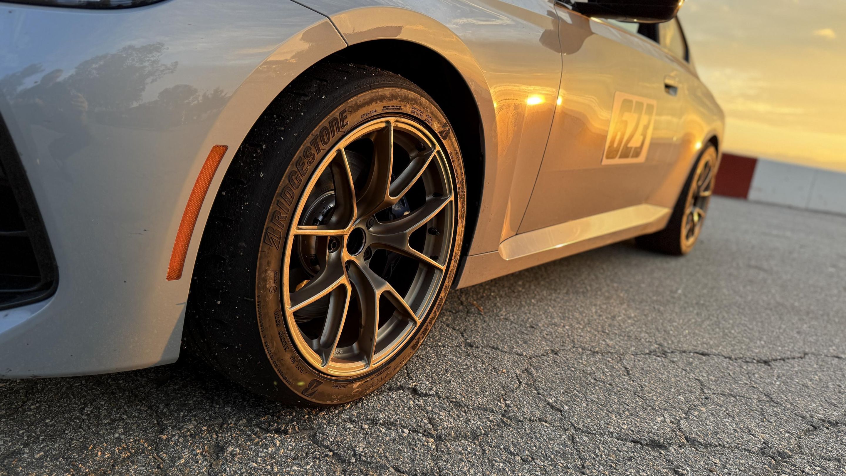 Grey BMW G42 2 Series with 18" VS-5RS Apex wheels in Anthracite