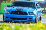 Ford S197 Mustang Boss 302 with 19" SM-10 in Race Silver
