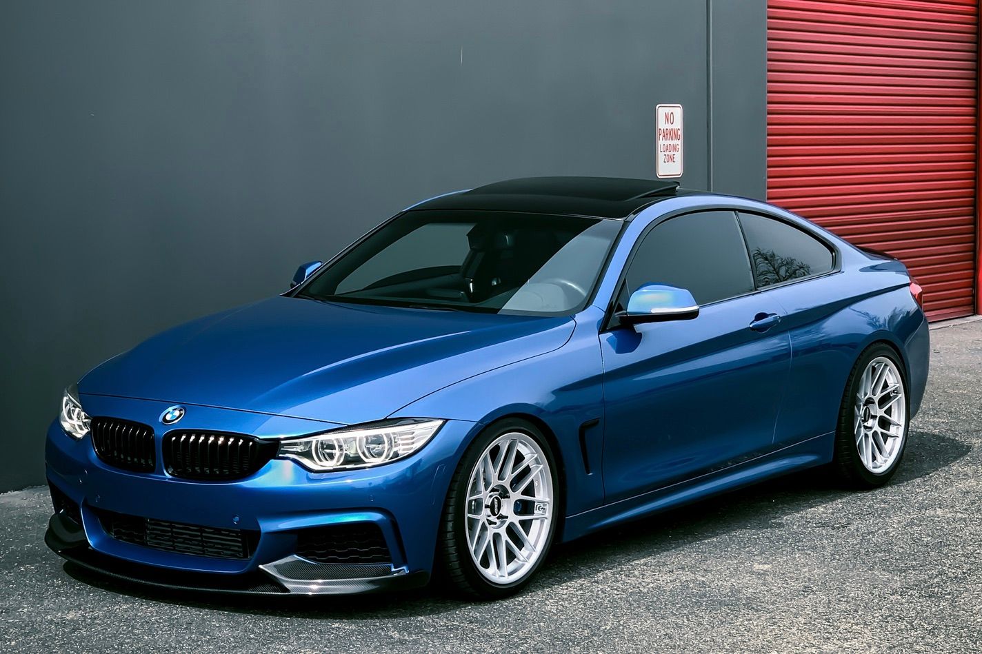 BMW F32 Coupe 4 Series with 19" ARC-8 in Hyper Silver