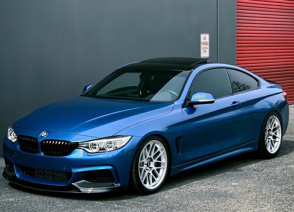 BMW F32 Coupe 4 Series with 19" ARC-8 in Hyper Silver