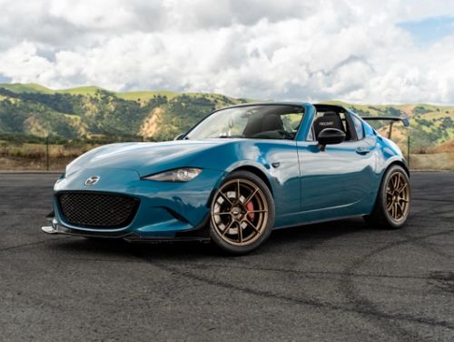 Blue Mazda Miata - SM-8RS in Satin Bronze