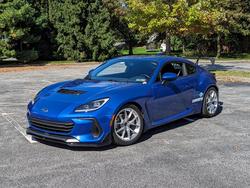 Blue Subaru BRZ - VS-5RS in Brushed Clear