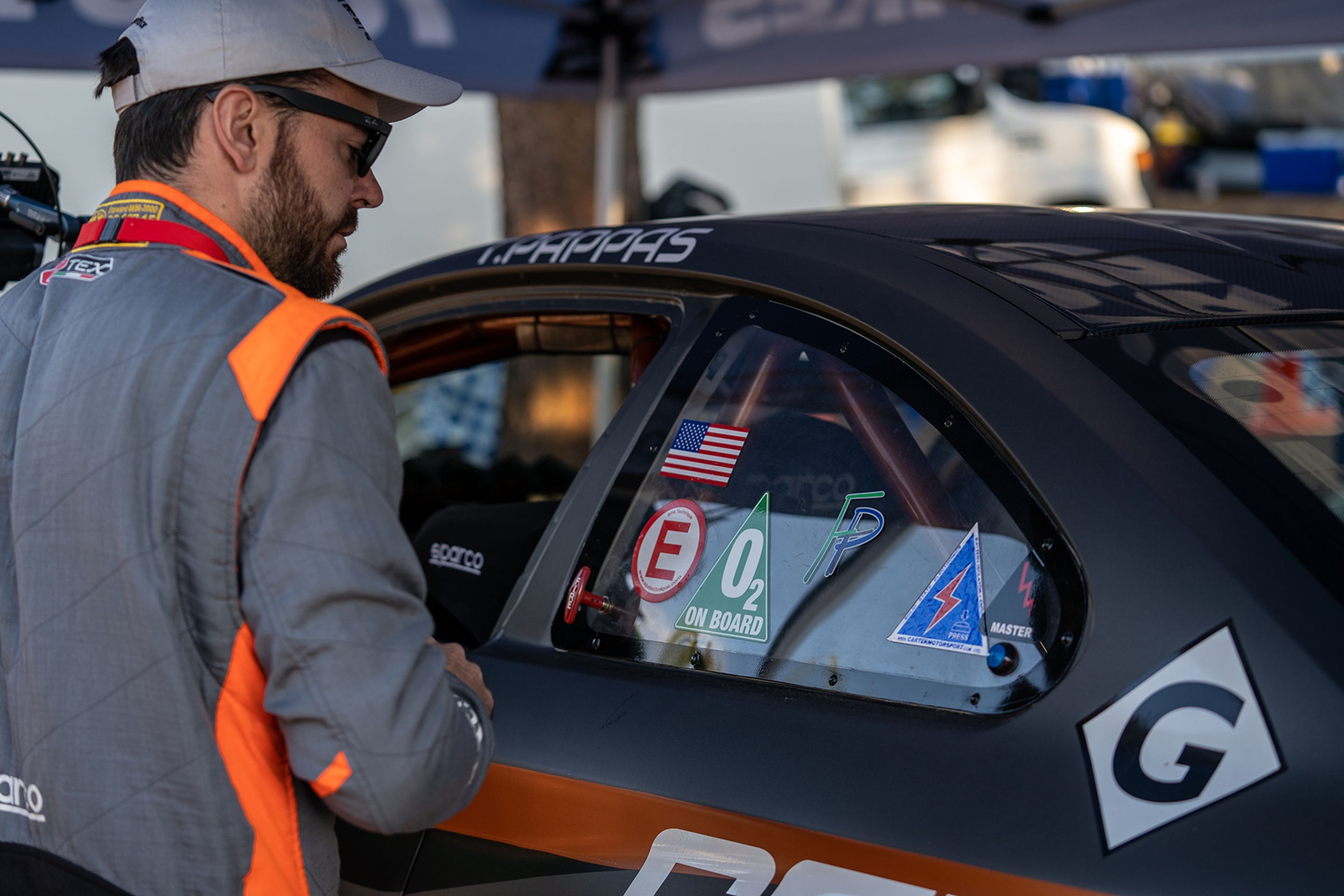 Grey BMW F87 M2 with 18" FL-5 Apex wheels in Satin Black