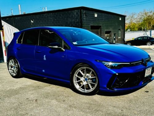 Blue VW Golf R - VS-5 in Hyper Black