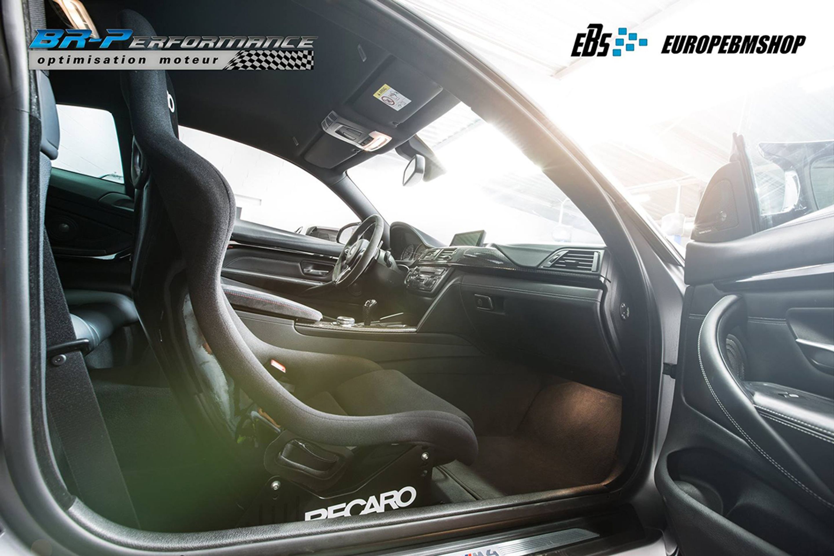 Grey BMW F82 Coupe M4 with 19" ARC-8 Apex wheels in Satin Black