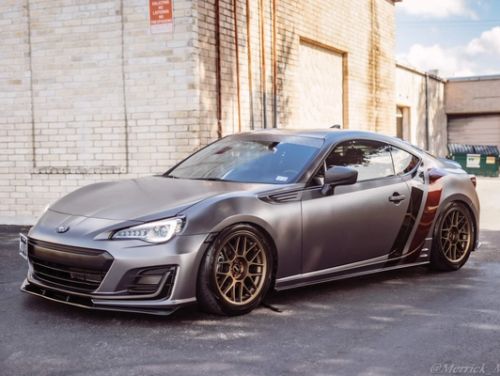 Grey Subaru BRZ - ARC-8 in Satin Bronze