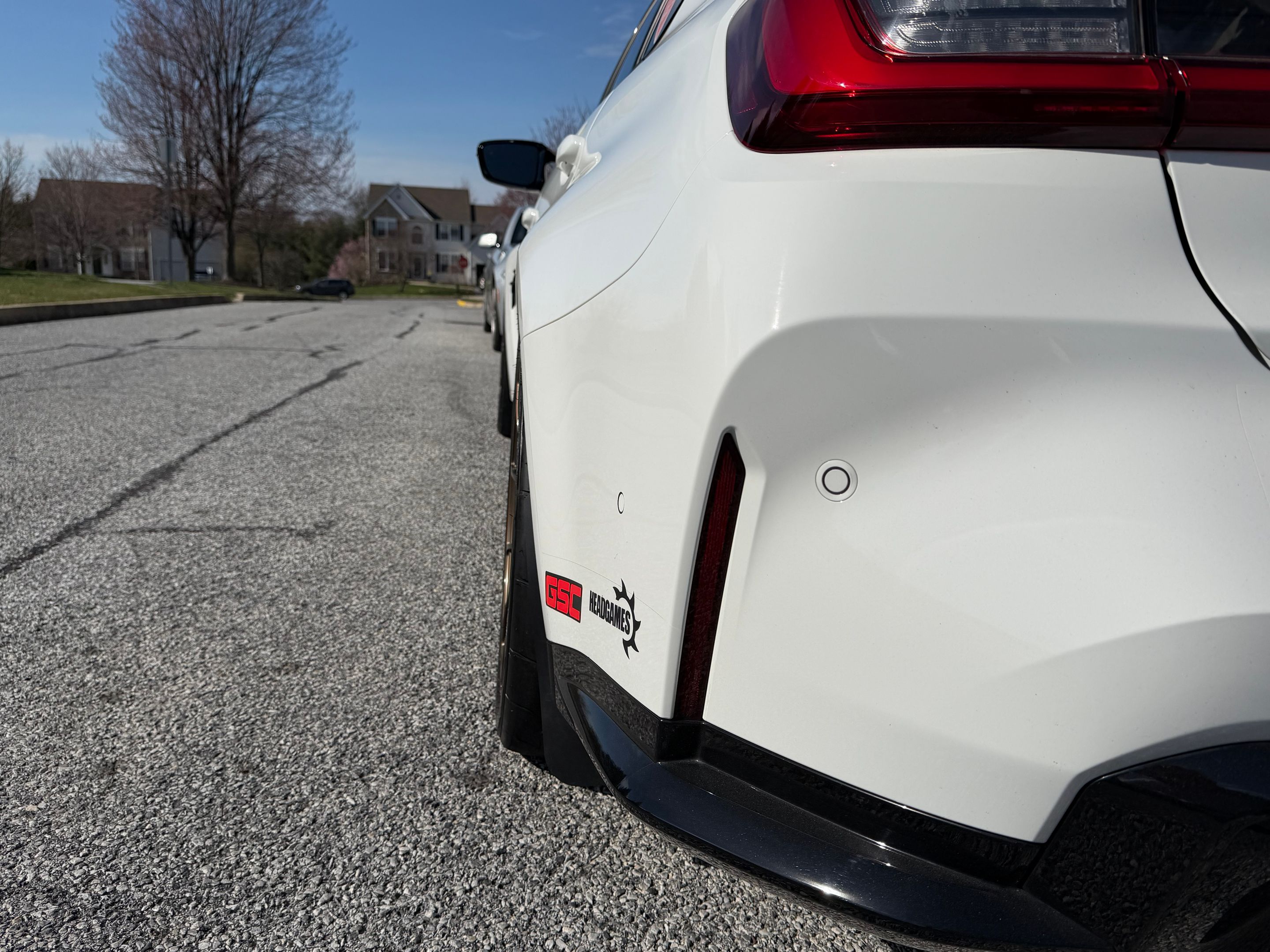 White BMW G80 M3 with 19" VS-5RS Apex wheels in Satin Bronze