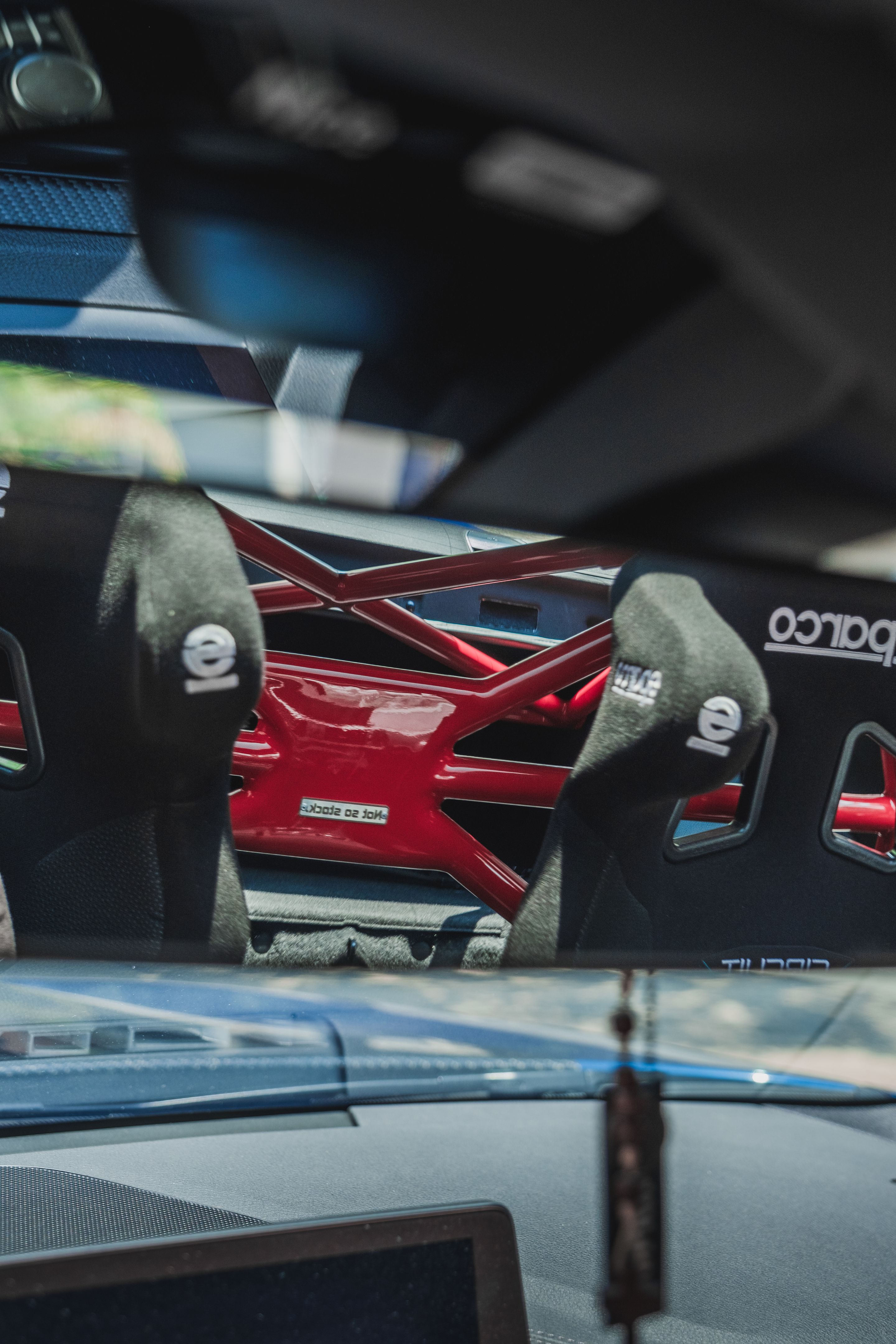 Blue BMW F87 M2 with 19" SM-10 Apex wheels in Race Silver