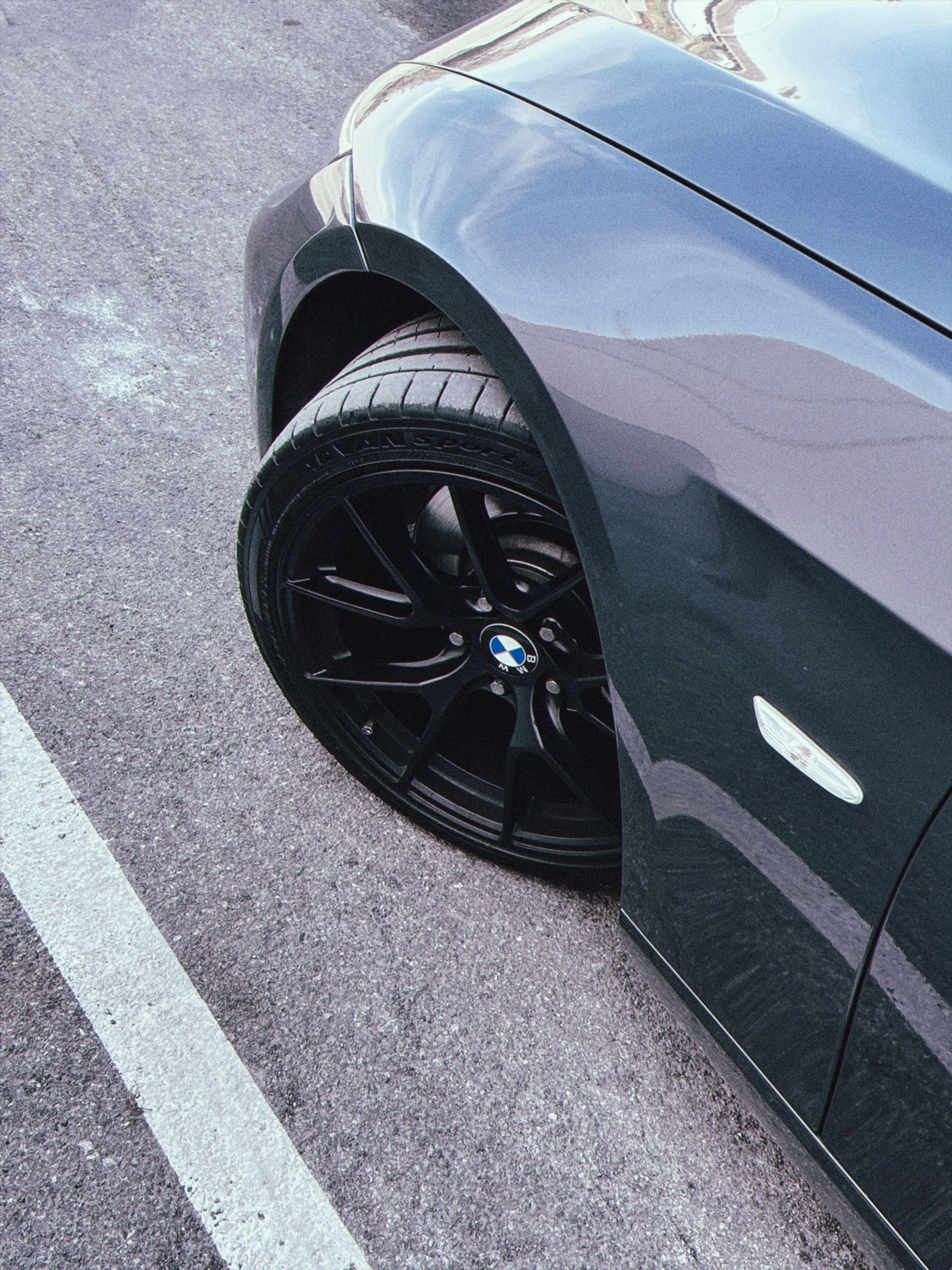 Grey BMW E92 Coupe 3 Series with 18" VS-5RS Apex wheels in Satin Black