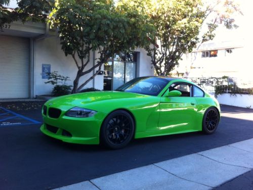 Green BMW Z4 M - EC-7 in Satin Black