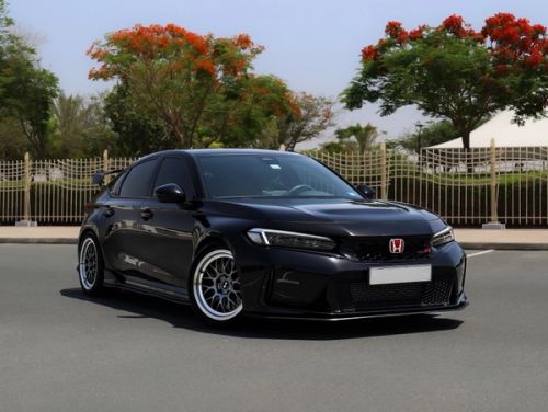 Black Honda Civic Type-R - ML-10RT in Machined Lip Anthracite
