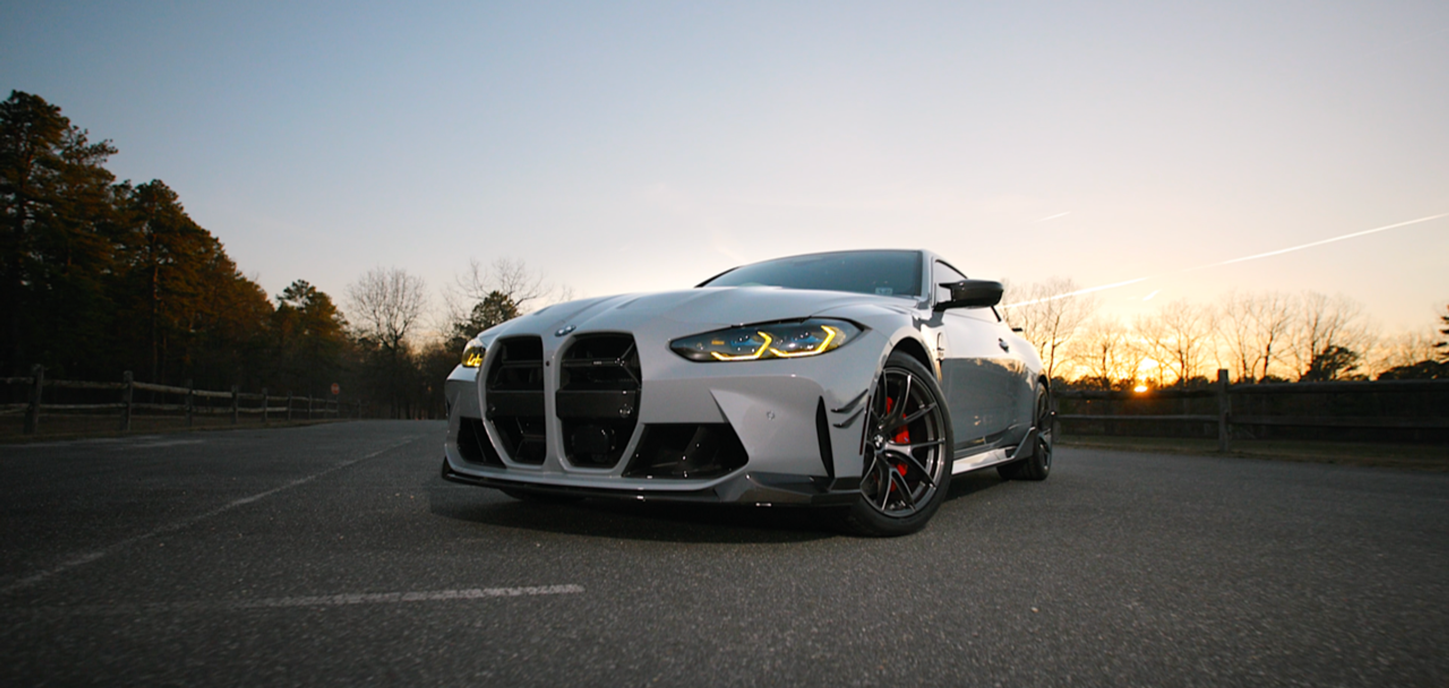 Grey BMW G82 Coupe M4 with 19" VS-5RS Apex wheels in Anthracite