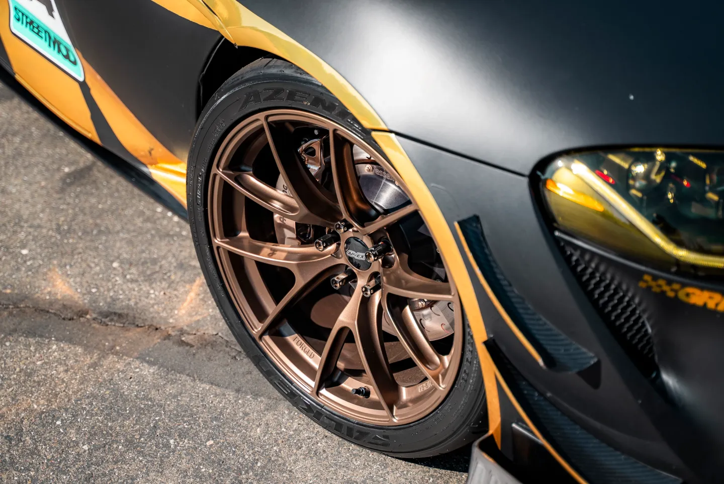 Toyota GR Supra with 19