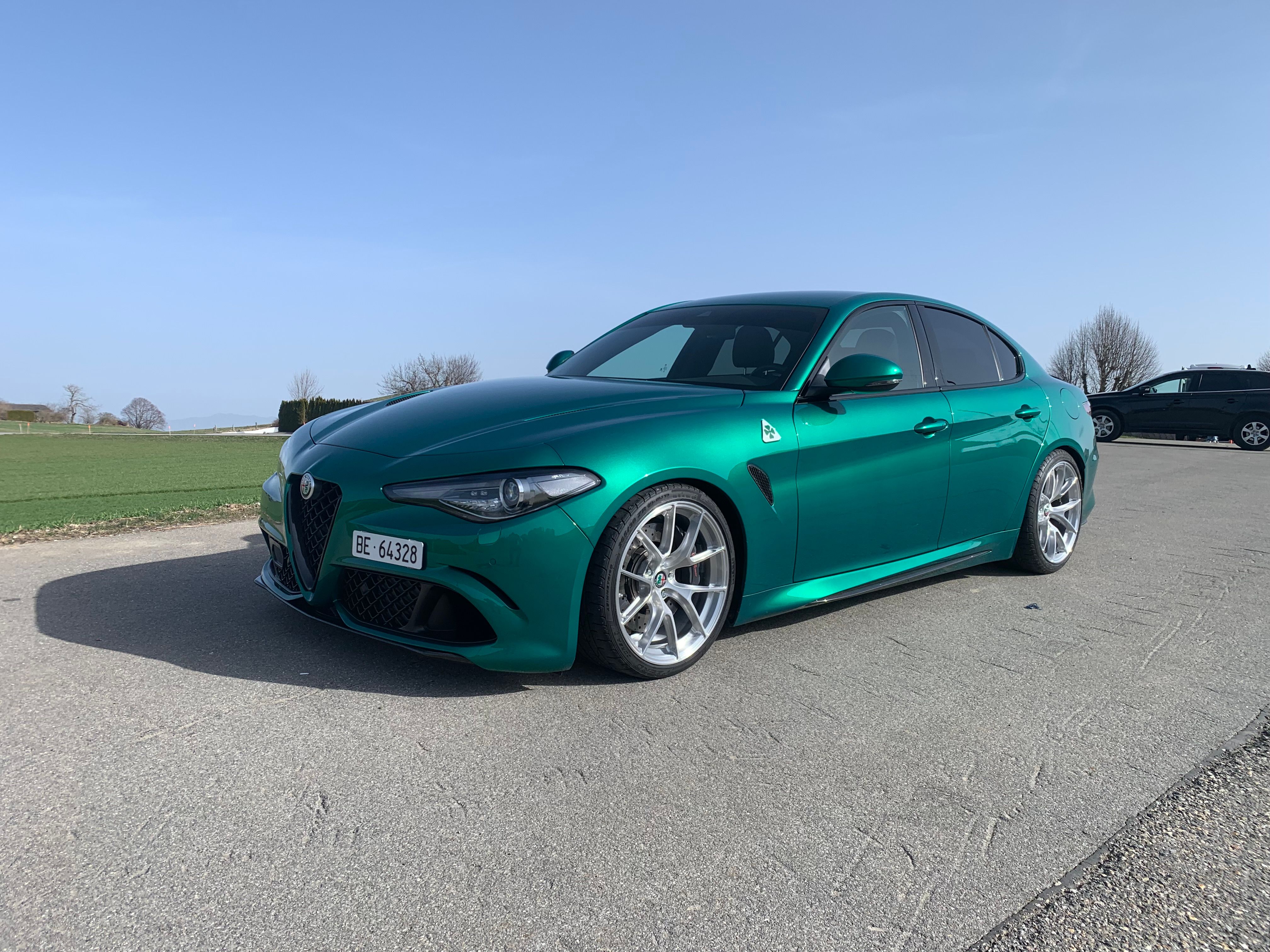 Green Alfa Romeo Giulia - VS-5RS in Brushed Clear