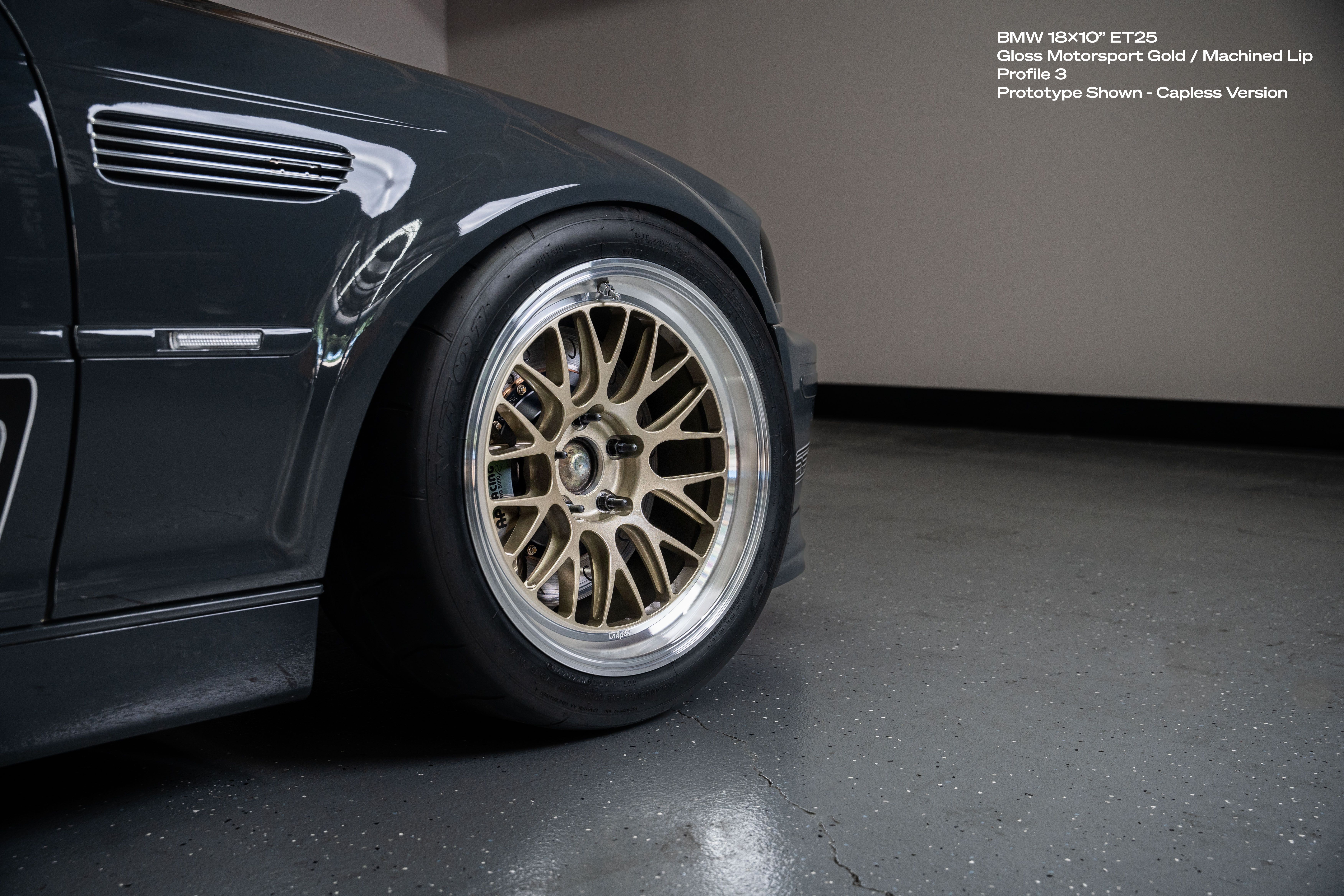 BMW E46 M3 with 18