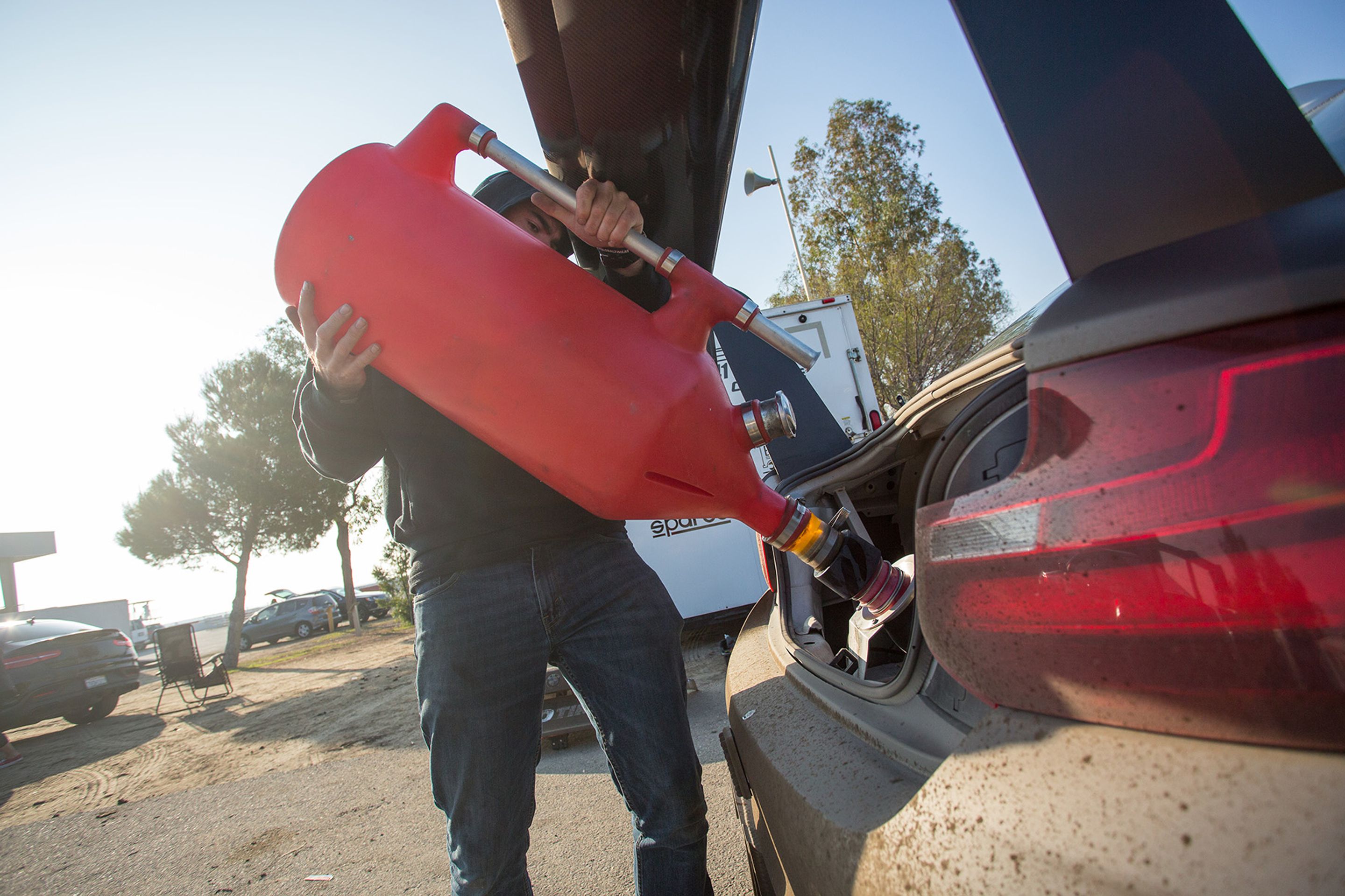 Multicolor BMW F87 M2 with 18" ARC-8R Apex wheels in Satin Black
