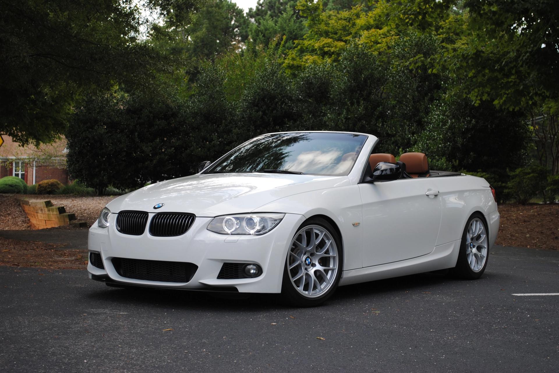 BMW E93 Convertible 3 Series with 18 EC-7 in Race Silver on BMW