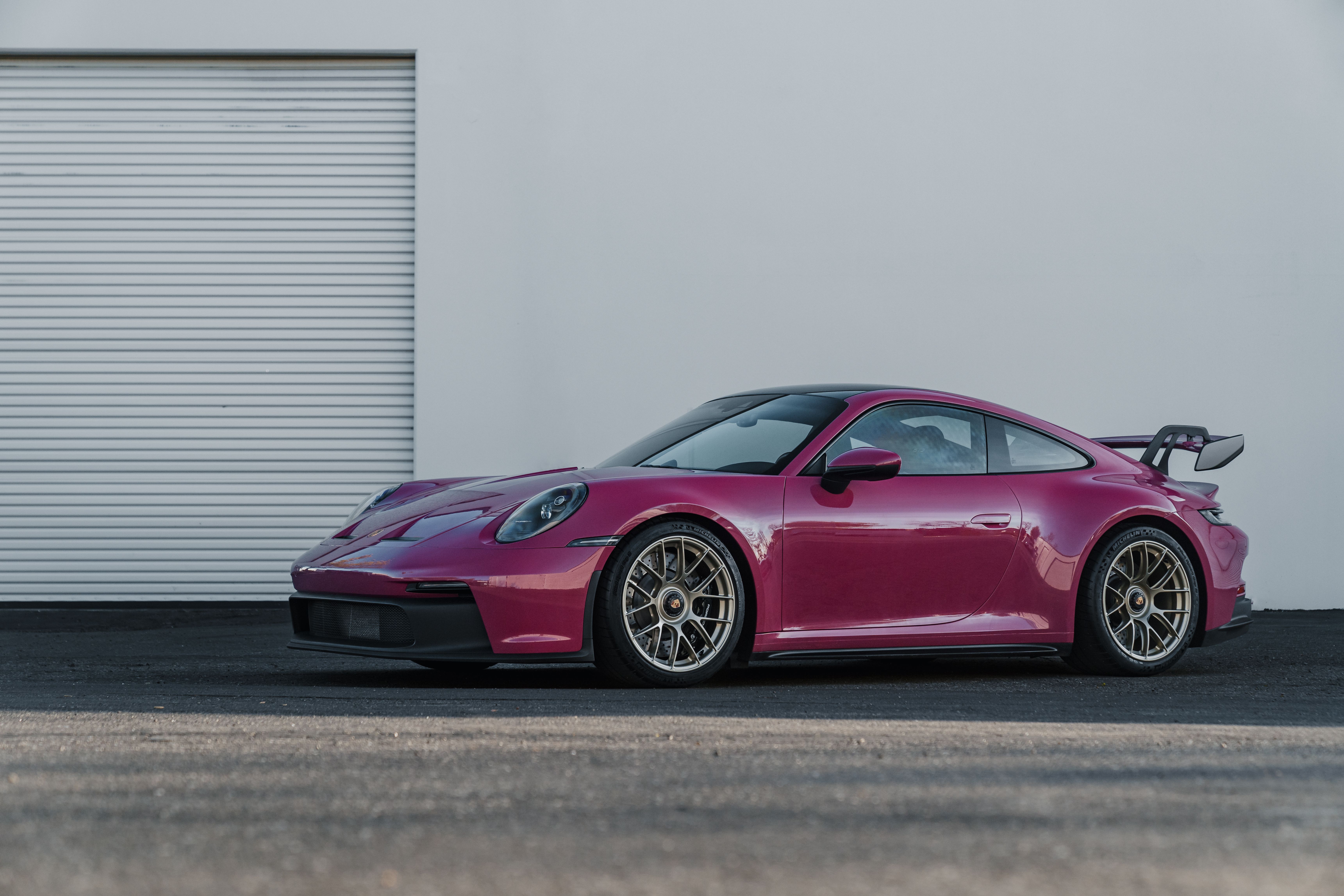 4161)PORSCHE 19インチ ゴールド ホイールセット PIRELLI 4161)PORSCHE