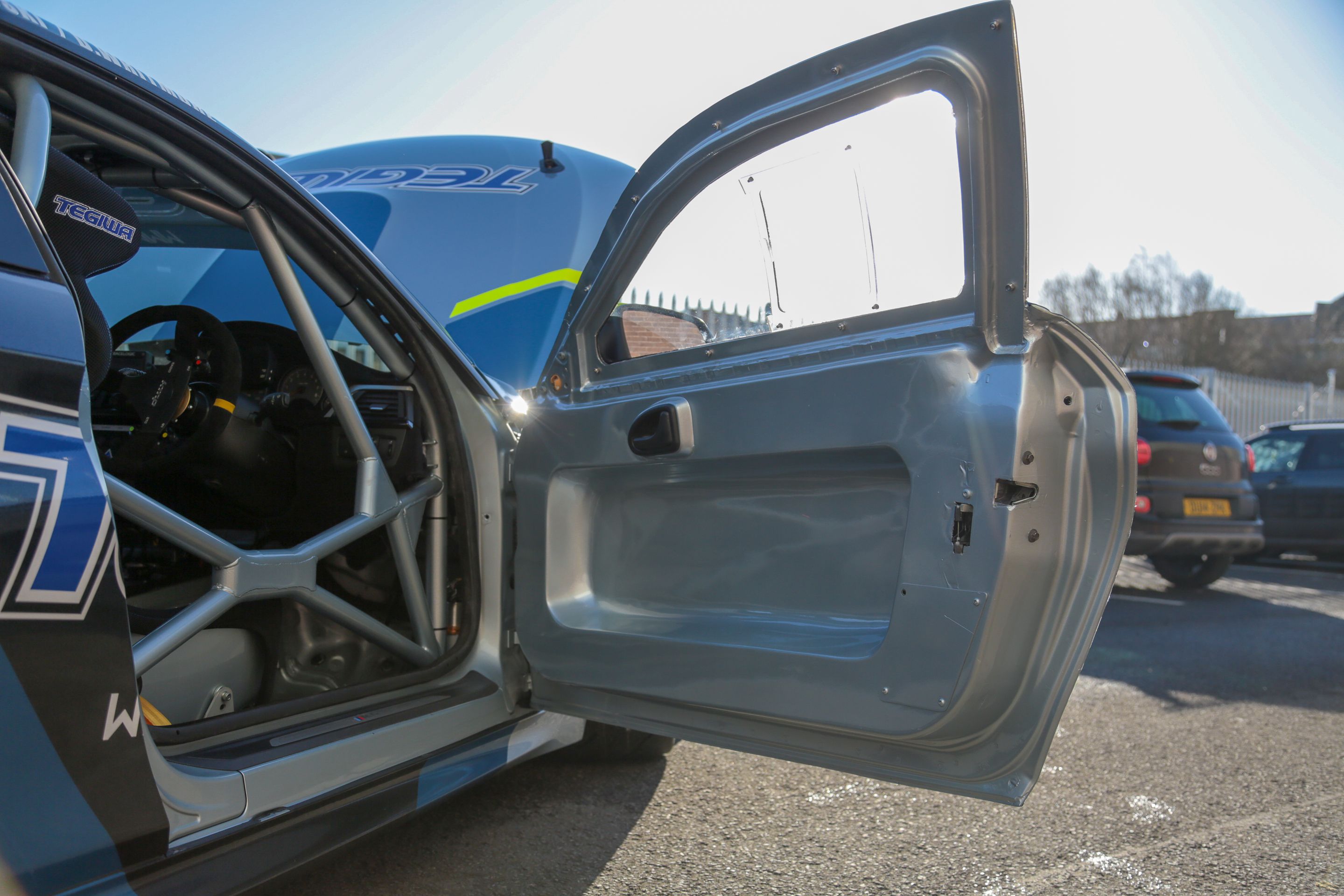 Multicolor BMW F82 Coupe M4 with 18" SM-10 Apex wheels in Satin Black