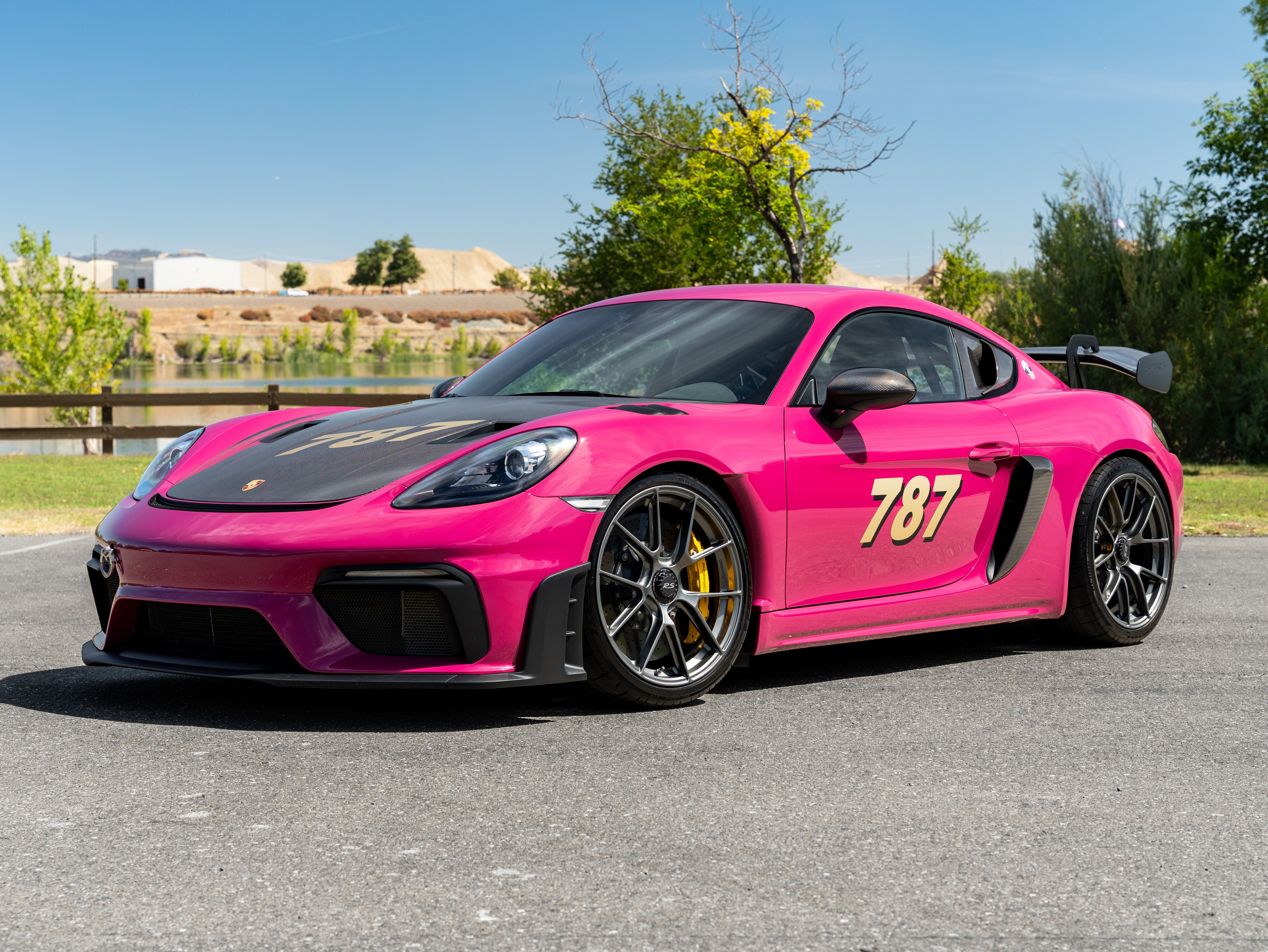 Pink Porsche Cayman - VS-5RS in Anthracite