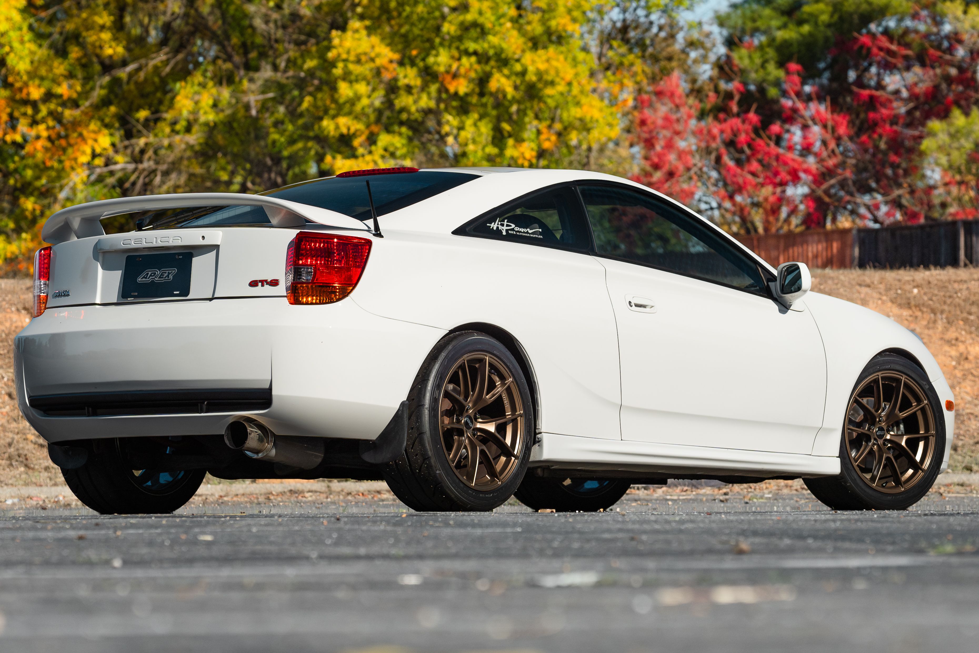 White Toyota Celica - VS-5RS in Satin Bronze