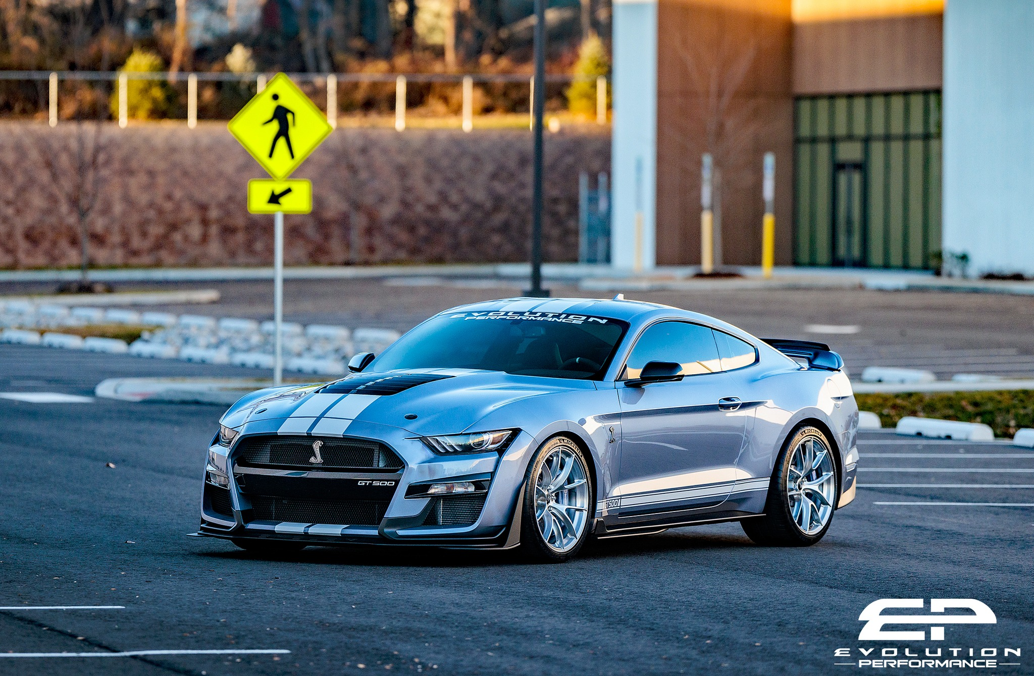 Grey Ford Mustang - VS-5RS in Brushed Clear