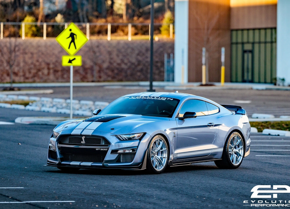 Ford S550 Mustang GT500 with 20" VS-5RS in Brushed Clear
