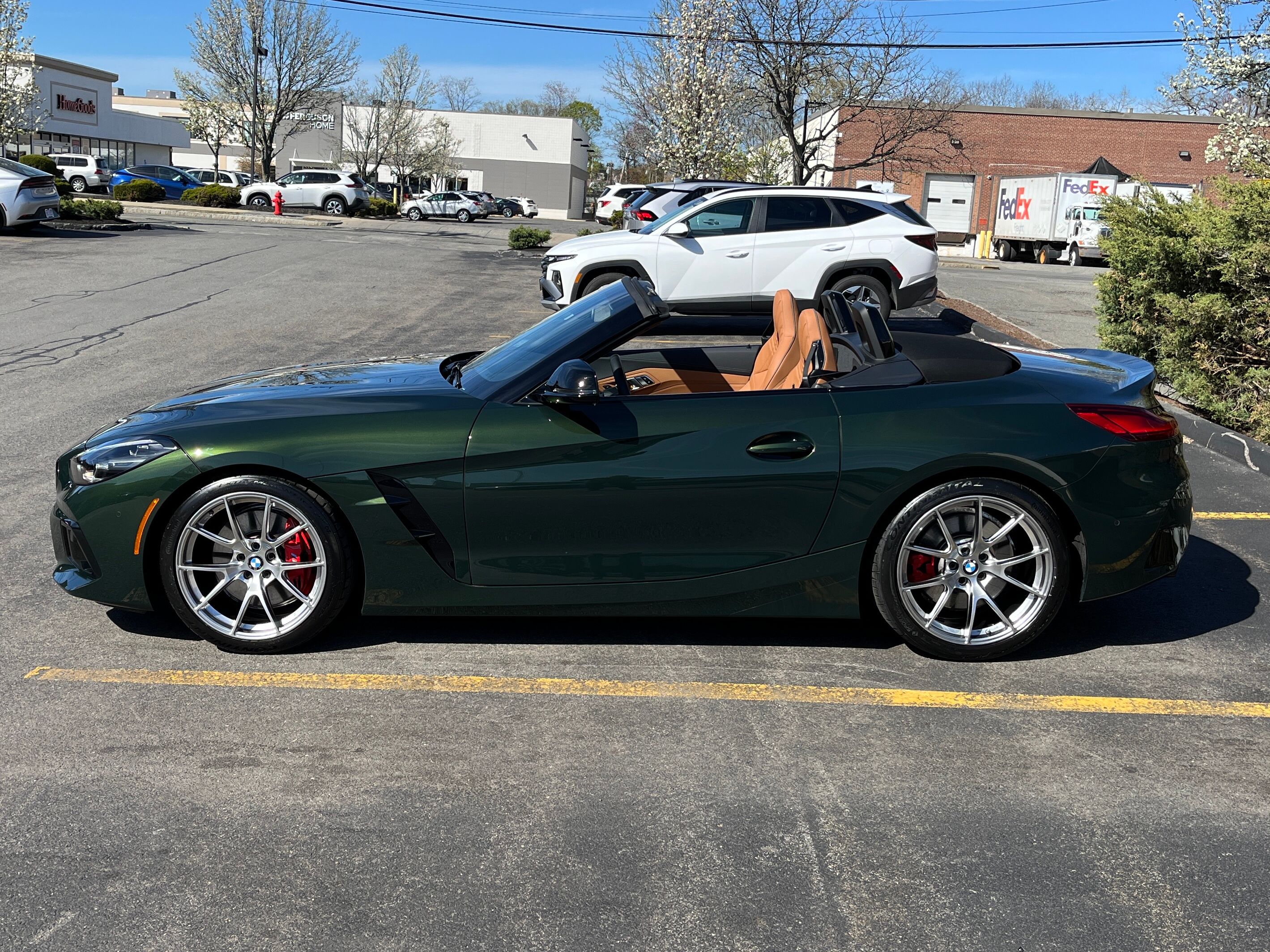 Green BMW Z4 - VS-5 in Hyper Black