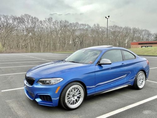 Blue BMW 2 Series - ML-10RT in Machined Lip Race Silver