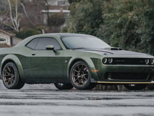 Green Dodge Challenger - VS-5RS in Satin Bronze