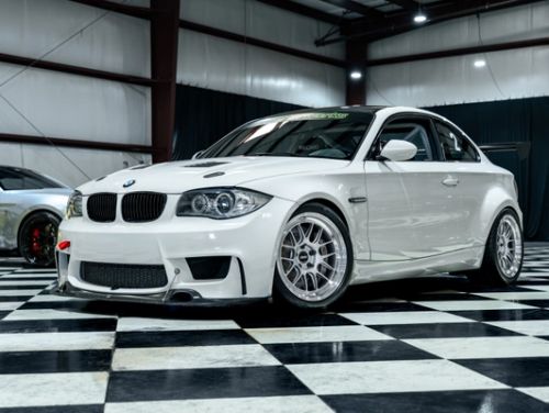 White BMW 1M - ML-7RT in Machined Lip Race Silver
