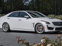 White Cadillac CTS-V - SM-10RS in Brushed Clear