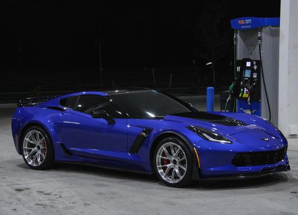 Chevrolet C7 Corvette Z06 with 19"/20" VS-5RS in Brushed Clear