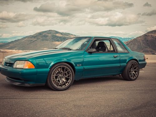 Green Ford Mustang - EC-7 in Anthracite
