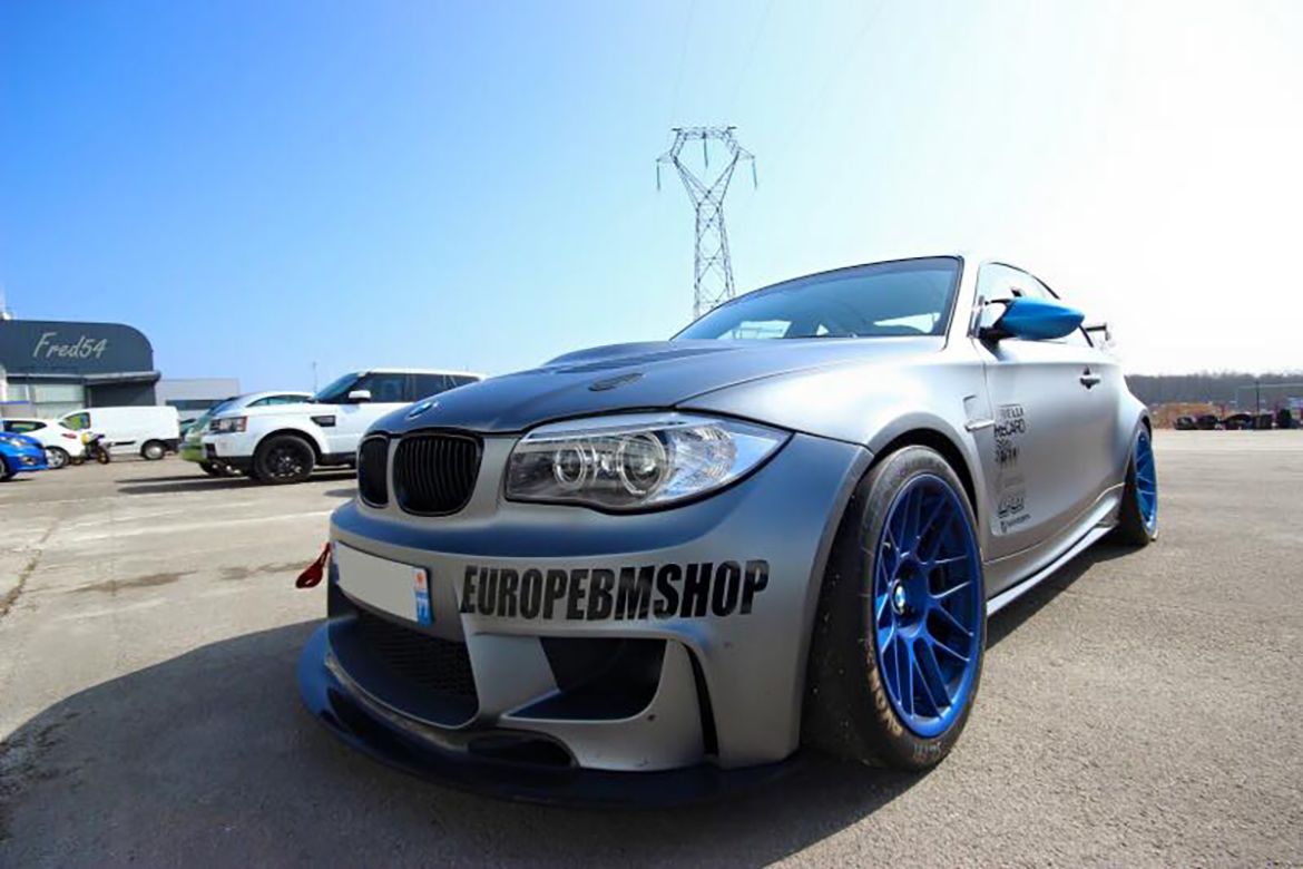 Grey BMW 1M - ARC-8 in Custom Finish