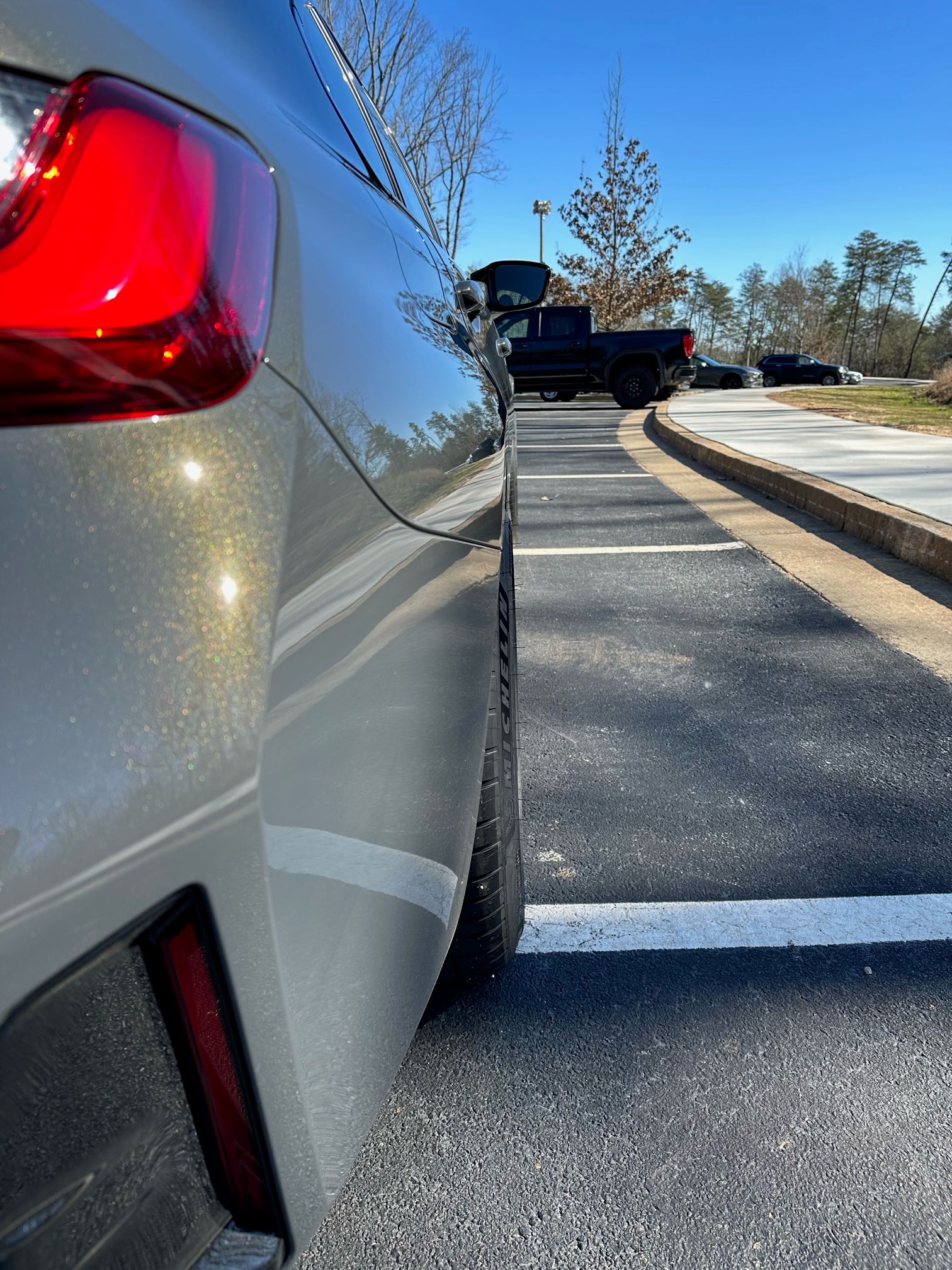 Grey BMW G20 Sedan 3 Series with 19" SM-10 Apex wheels in Anthracite