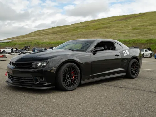 Black Chevrolet Camaro - ARC-8 in Satin Black