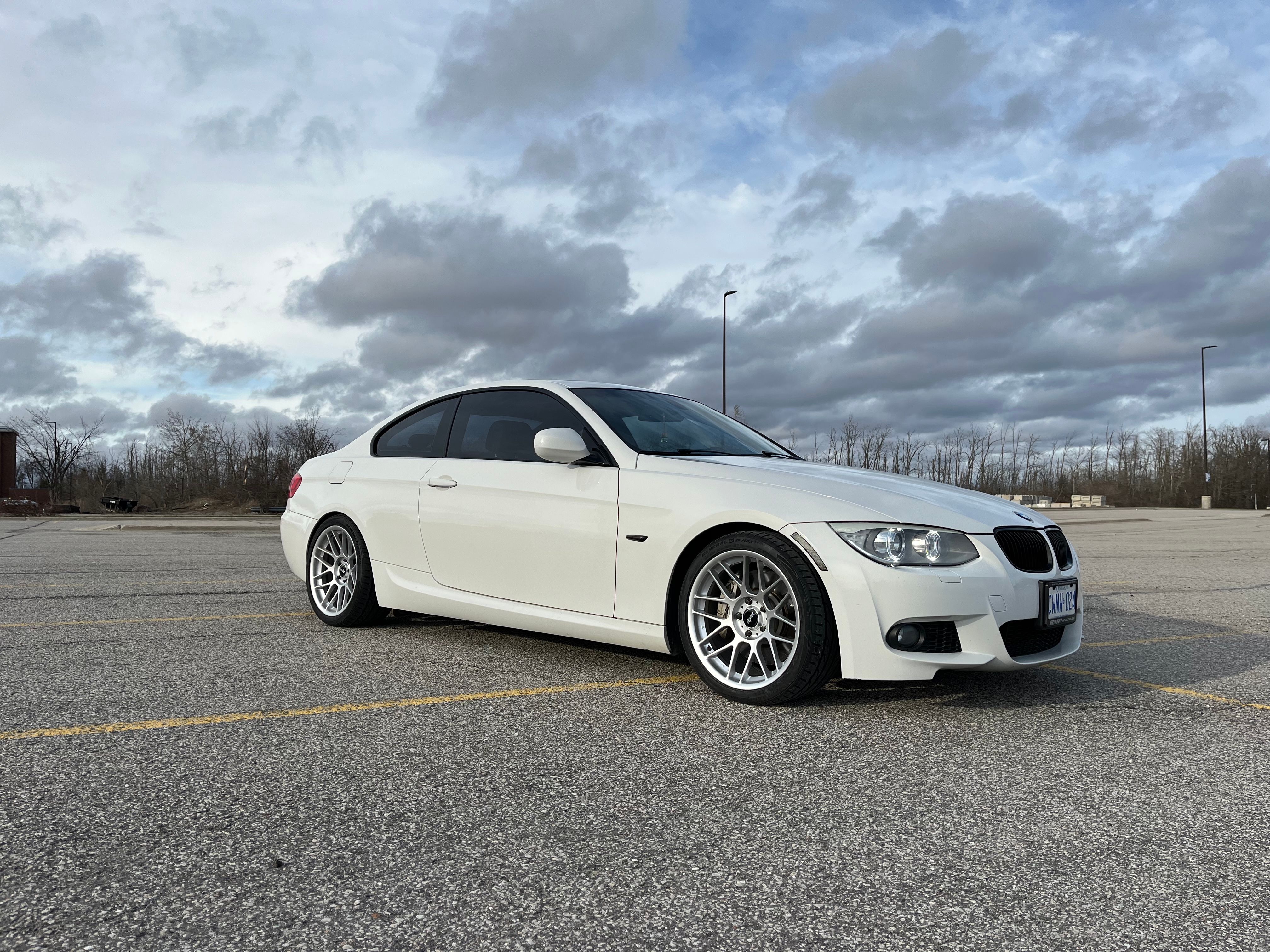White BMW 3 Series - ARC-8 in Race Silver