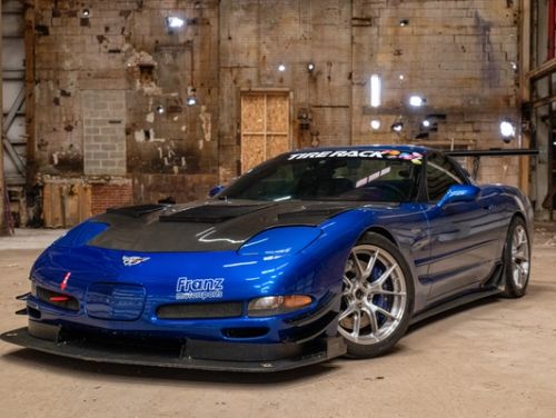 Blue Chevrolet Corvette - VS-5RS in Brushed Clear