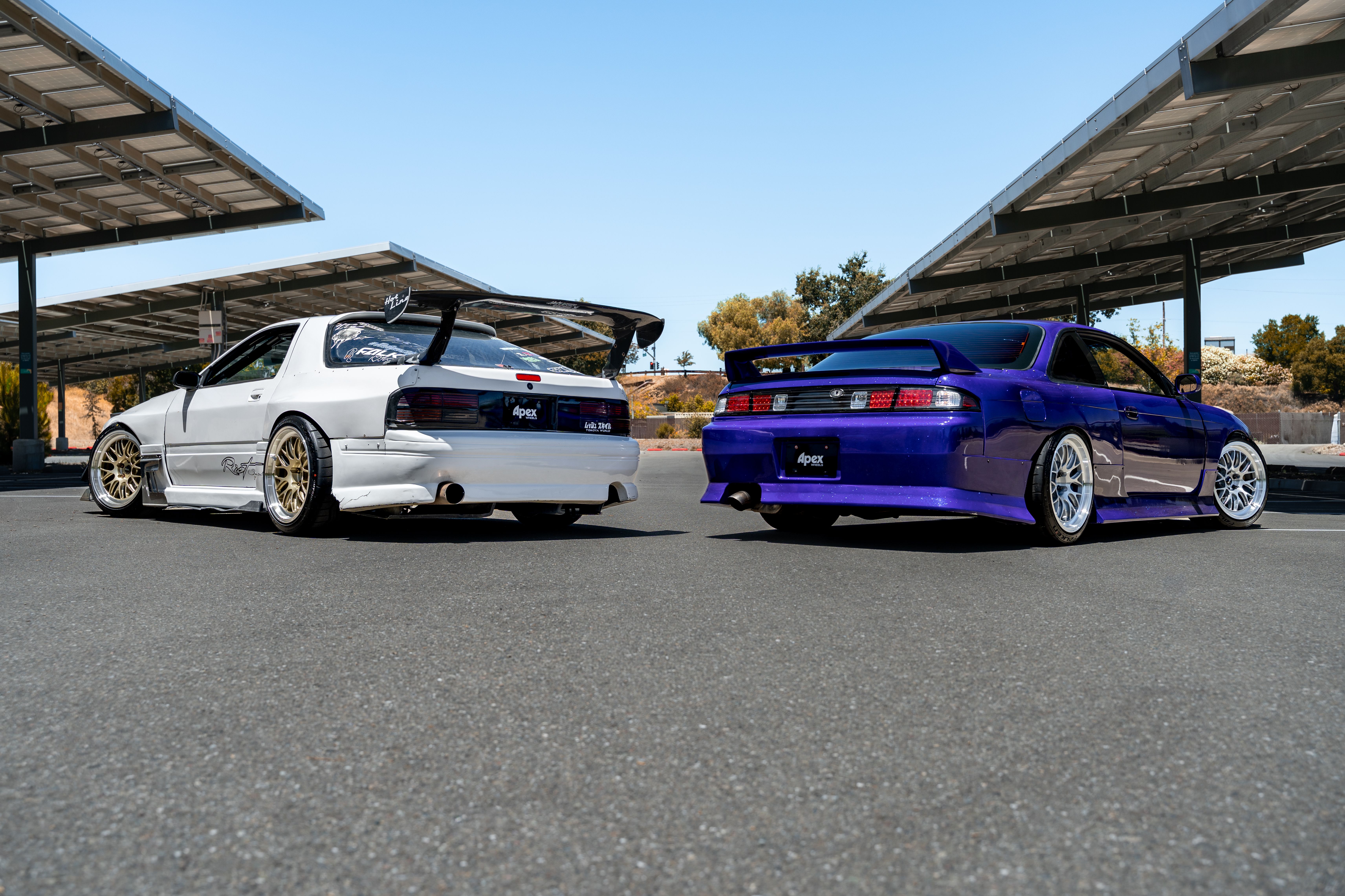 Nissan S14 240SX with 18